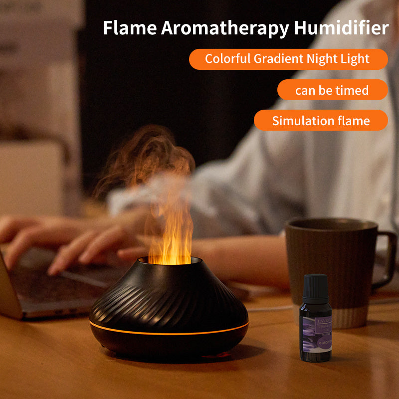 Newest RGB Flame Aroma Diffuser