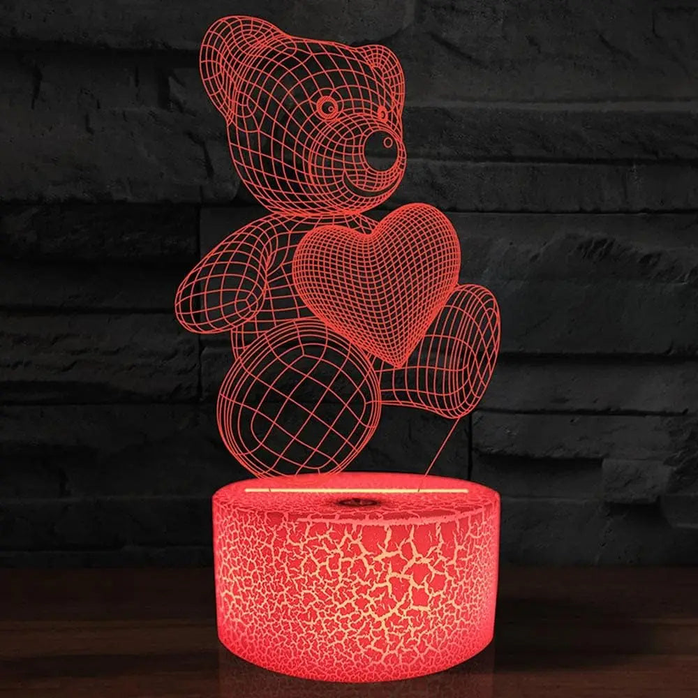 3D Lamp Acrylic USB LED Night Lights